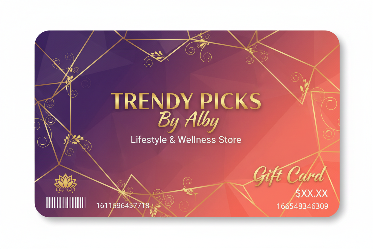 Trendy Picks By Alby Gift Card - Vibrant Design
